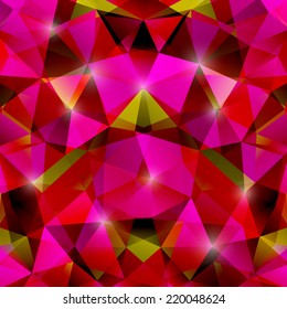 Abstract geometric background  consisting of overlapping triangular elements of various sizes. Vector illustration.