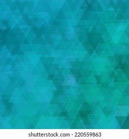 Abstract geometric background  consisting of overlapping triangular elements of various sizes. Vector illustration.