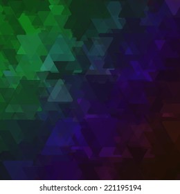 Abstract geometric background  consisting of overlapping triangular elements of various sizes. Vector illustration.