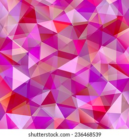 Abstract geometric background  consisting of overlapping triangular elements of various sizes. Vector illustration.