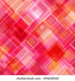 Abstract geometric background consisting of squares arranged diagonally. Useful as graphic design element.
