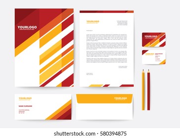 Abstract geometric background for Corporate Identity Template Poster Brochure Flyer design Layout vector template