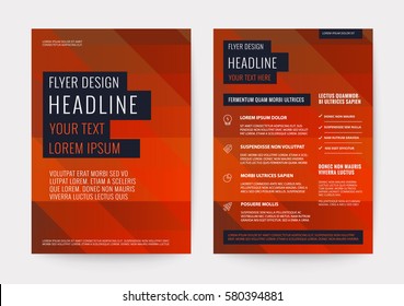 Abstract geometric background for Corporate Identity Template Poster Brochure Flyer design Layout vector template