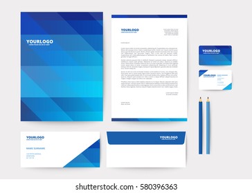 Abstract geometric background for Corporate Identity Template Poster Brochure Flyer design Layout vector template