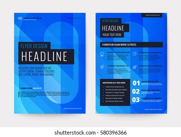 Abstract geometric background for Corporate Identity Template Poster Brochure Flyer design Layout vector template