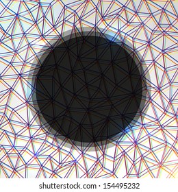 Abstract geometric background, cover.