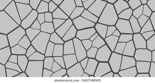 Fondo geométrico Abstractas con un patrón agrietado en una superficie gris claro, un visual sutil y texturizado