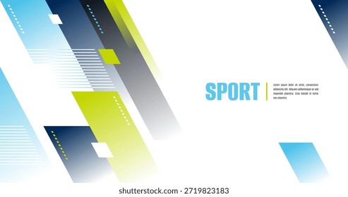 Fondo geométrico Abstractas. Fondo de deporte creativo. Fondo colorido con elemento de geometría. Fondo geométrico simple.

