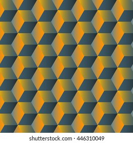 Abstract geometric background with cubes 