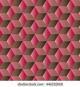 Abstract geometric background with cubes 