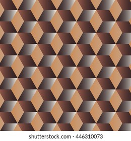 Abstract geometric background with cubes 