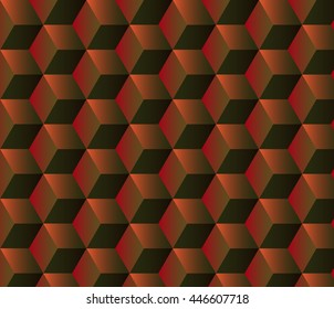 Abstract geometric background with cubes