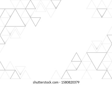 Abstract geometric background with cubes. Modern technology Polygonal structure. Abstraction with lines and points. Vector illustration. Eps 10.