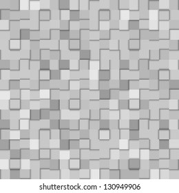 Abstract geometric background cubes pattern, vector