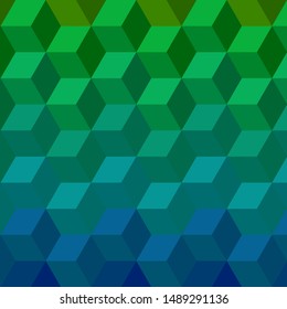 Abstract geometric background with cubes, Vector illustration. Eps 10 - Vector