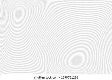 Abstract geometric background, curved lines, shades of gray. Vector design.