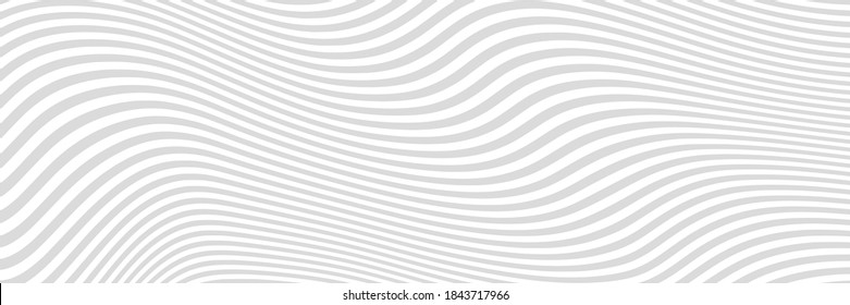 Abstract geometric background, curved lines, shades of gray. Vector design.
