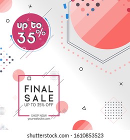 Abstract Geometric background cute sales eps 10 vector