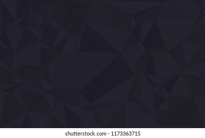 Abstract geometric background. Dark gray polygonal vector