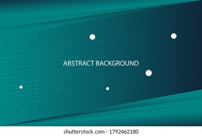 Abstract geometric background with dark green turquoise color vector illustration eps 10