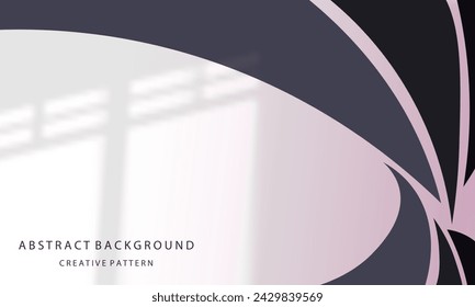 Abstract geometric background dark grey with shadow. Vector illustration for your graphic design.
