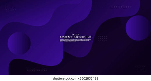Abstract geometric background with dark purple color design. Colorful wave pattern elements. Vector Eps10