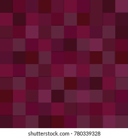 Abstract Geometric Background With Dark Shade Of Red Squares