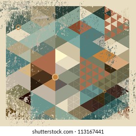 Abstract geometric background for design