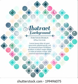 Abstract Geometric Background For Design