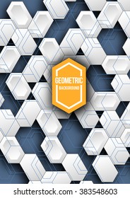 Abstract geometric background for design