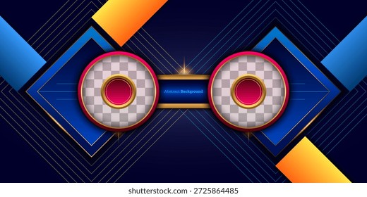 Diseño de fondo geométrico abstracto con espacio de copia