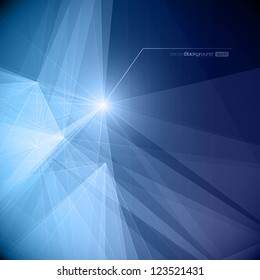Fondo geométrico abstracto para el diseño | Ilustración EPS10