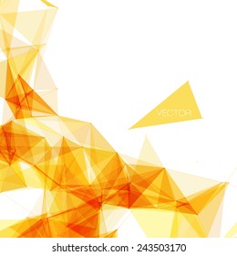 Fondo geométrico abstracto para el diseño| Ilustración EPS10