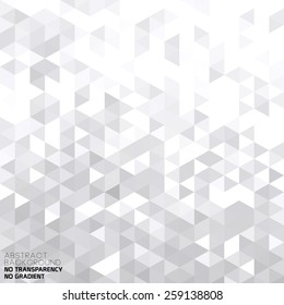 Abstract geometric background design with grey & white tones.