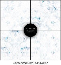 Abstract geometric background design with grey & white tones.