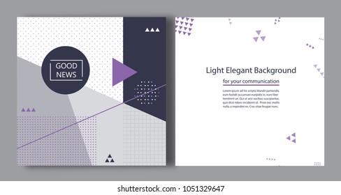 Abstract geometric background design. Minimalist style