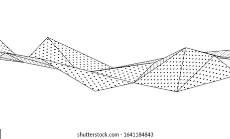 Abstract geometric background design, modern pattern, vector illustration