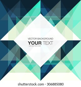 Abstract geometric background design with place for your text. vector stock eps 10 illustration