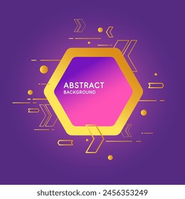 Fondo geométrico Abstractas. Diseño de póster con las figuras planas. Ilustración vectorial.