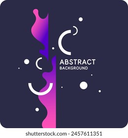 Fondo geométrico Abstractas. Diseño de póster con las figuras planas. Ilustración vectorial.