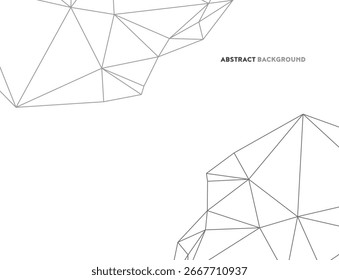 Plantilla de diseño de fondo geométrico Abstractas
