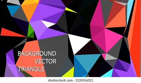 Abstract Geometric Background Design. triangle geometric abstract wall art. 