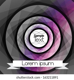 Abstract Geometric Background Design - Vector Illustration