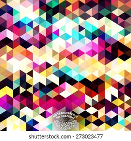 Abstract geometric background design with vibrant color tones