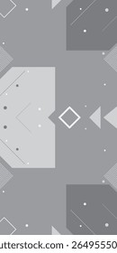 Projeto de Plano de Fundo Geométrico Abstrato - Plano de Fundo Geométrico Abstrato com Formas Onduladas e Círculos