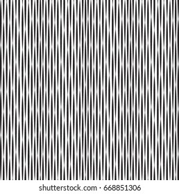 Abstract Geometric Background Design. Wavy Ripple Lines. Vector Seamless Black and White Pattern.