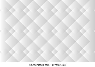 Abstract geometric background design with white color. Vector