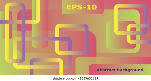 Abstract geometric background. Desktop background. Vector of modern abstract geometric background. Art background. Base for business cards and flyers. Vector illustration. EPS-10