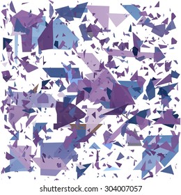 Abstract geometric background. Detonate background. Vector Illustration EPS10