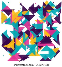 Abstract geometric background. Detonate background. Vector Illustration EPS10